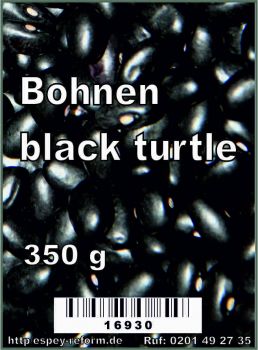 black turtle Bohnen 350 g